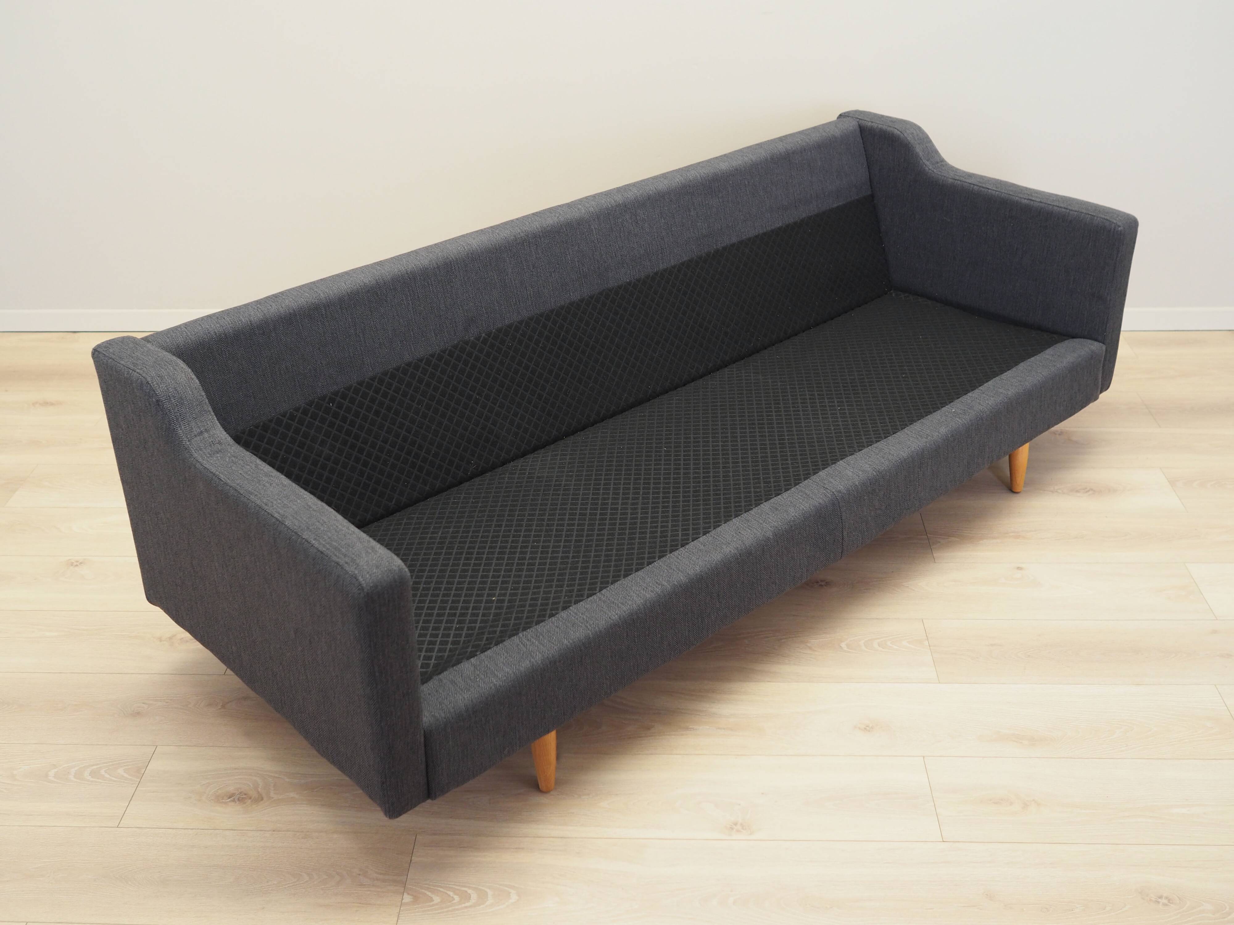 Grey sofa, Danish design, 1970s, production: Denmark