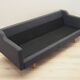 Grey sofa, Danish design, 1970s, production: Denmark