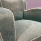 Fauteuil Art déco danois en mohair vert, années 1930-1940