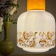 Suspension globe vintage années 70 en opaline