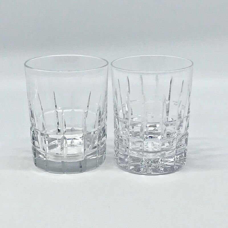 6 crystal whiskey glasses
