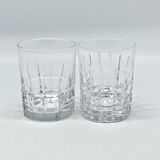 6 crystal whiskey glasses