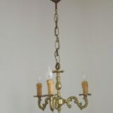 Bronze 3 light chandelier