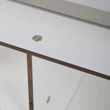 Italian postmodern serving trolley with sleek design, 1980s