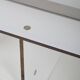 Italian postmodern serving trolley with sleek design, 1980s