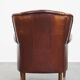 Sheepskin Leather Wingback Chair