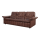 Brown leather sofa, Swiss design, 1970s