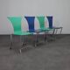 KFF – Karl Friedrich Förster set of 4 Postmodern Dining Chairs, 1990s