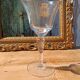 Large tasting glass with an old golden coat of arms – signed Jeanne Châtel