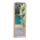 Miroir en chene clair de style louis-philippe