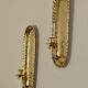 Pair of Mid-Century Swedish Brass Sconces