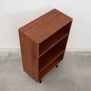 Teak bookcase, Danish design, 1970s, manufactured by Domino Møbler