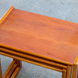 Tables basse gigogne scandinave en teck
