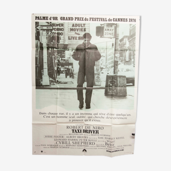 Affiche originale 160x120 "taxi driver" robert de niro martin scorcese 1976