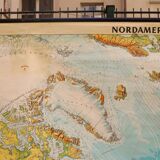 German geography wall map