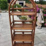 Rattan shelf