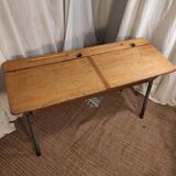School desk table with locker 1960