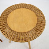 1970s Pair of Wooden Side Tables by ULUV, Czechoslovakia