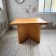 Square modernist table made of solid pine from the 1950s.