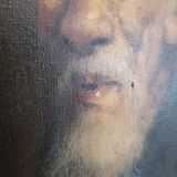 Portrait à l'huile asiatique