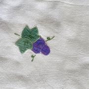 10 serviette de table 'les  vendanges"  fils de coton  - 44x42 cm