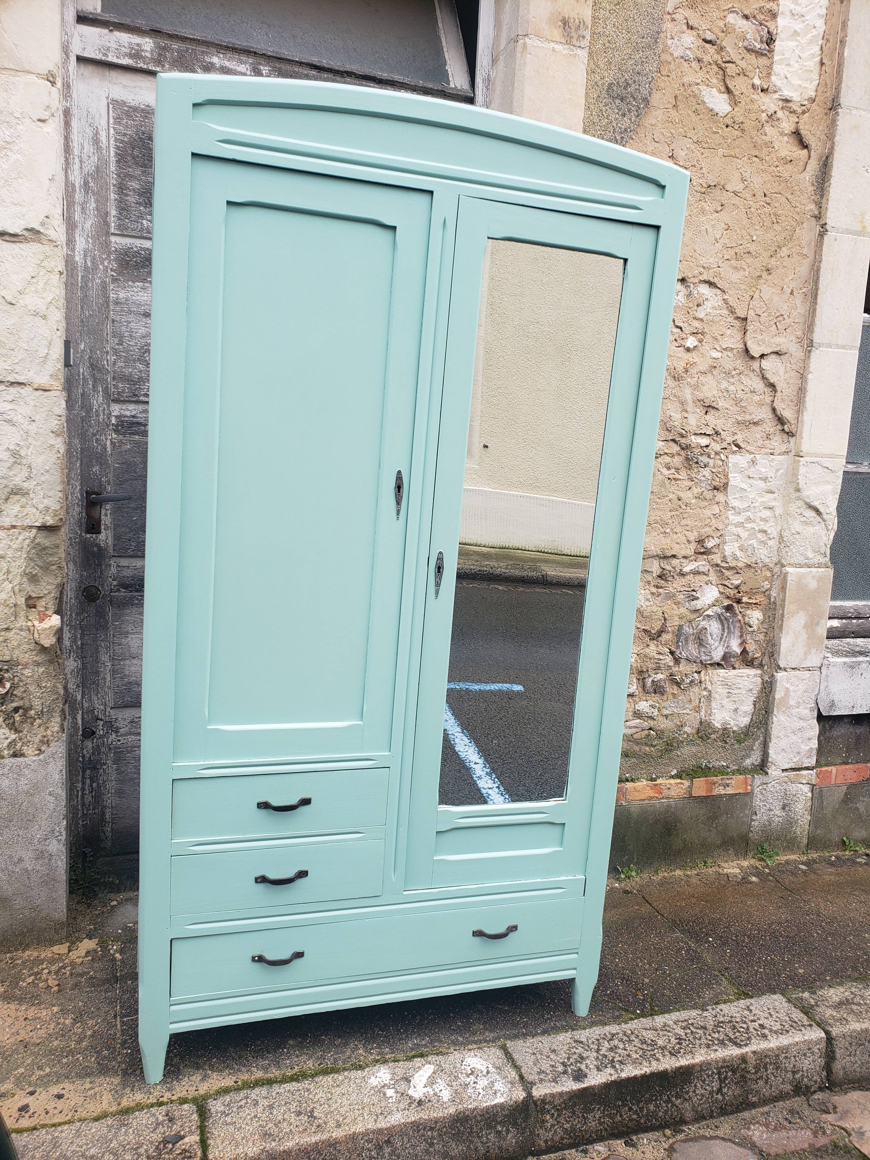 Mint green parisian dresser
