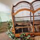 Cage à oiseaux en bois, XIXème s.