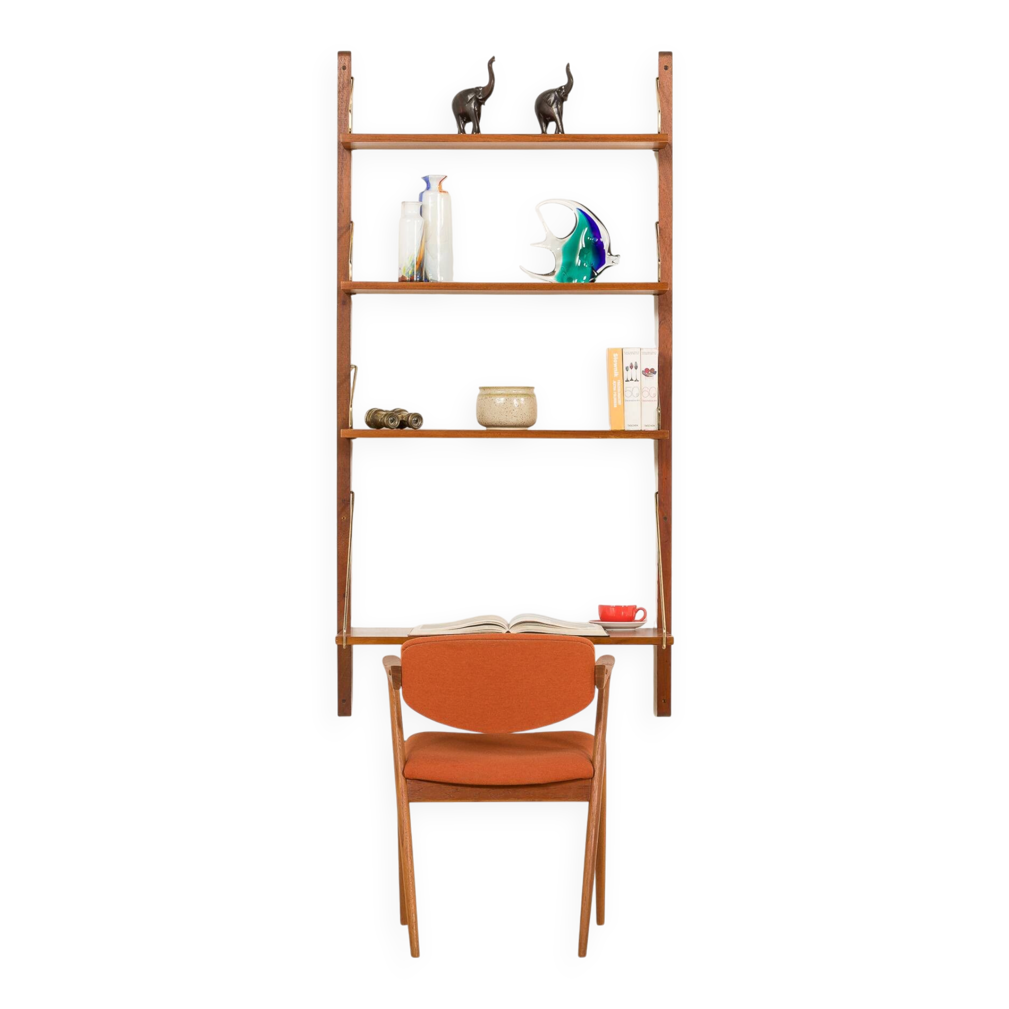 Poul Cadovius home office shelving unit for Cado, 1960s
