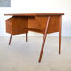 Danish Teak Desk By Gunner Nielsen for Tibergaard