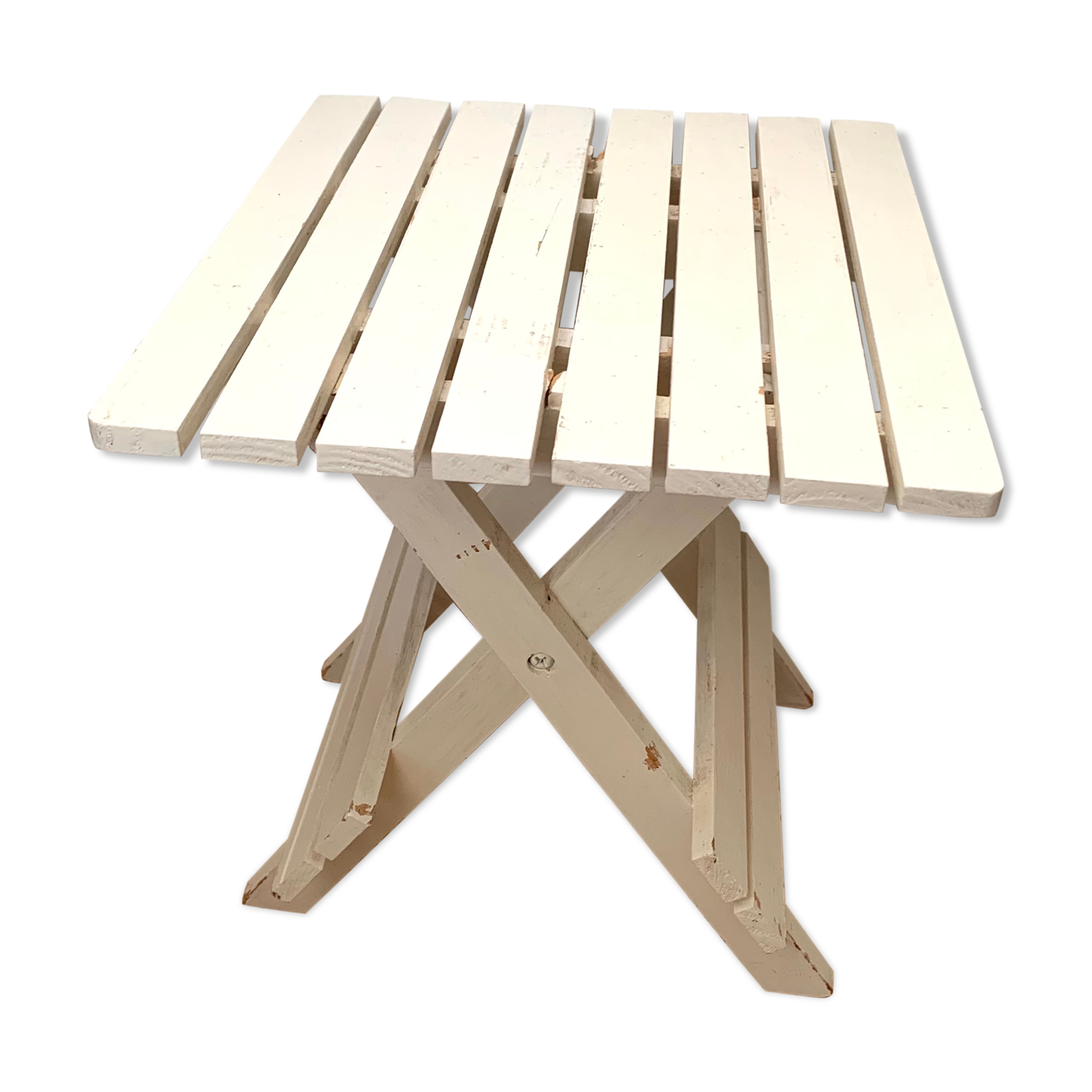 Small white plant door