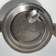 Baby plate silver metal spoon silver 30s