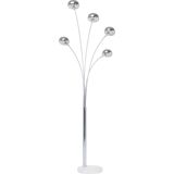 5-branch floor lamp with marble foot