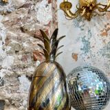1970 Hollywood Regency Pineapple Ice Bucket