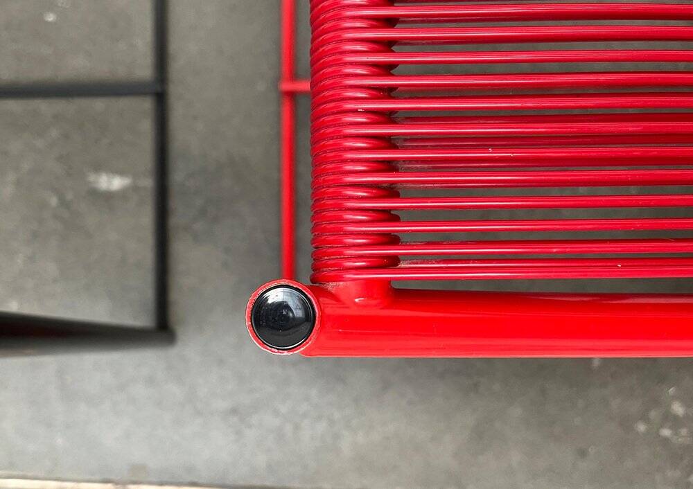 Spaghetti chairs model 101 Italian Postmodern Space Age by Giandomenico Belotti for Alias, 1970s, set of 4