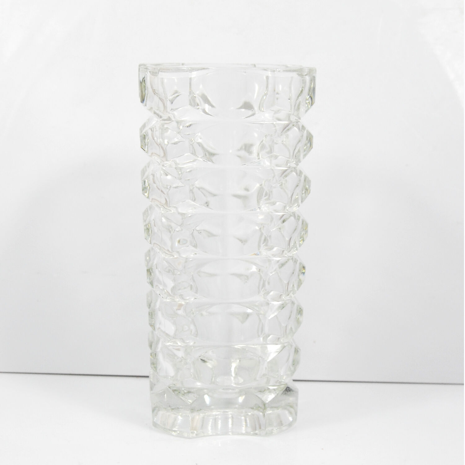 Glass vase Windsor by Luminarc, France 1970
