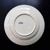 Antique dessert plate, Longchamp ironstone, Denise model.