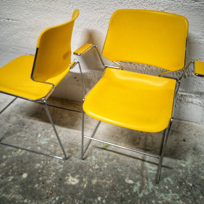 Duo of chairs "Matrix" for Krueger Eurosit