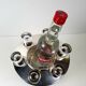 Vodka freshener with 6 glasses in Portieux crystal