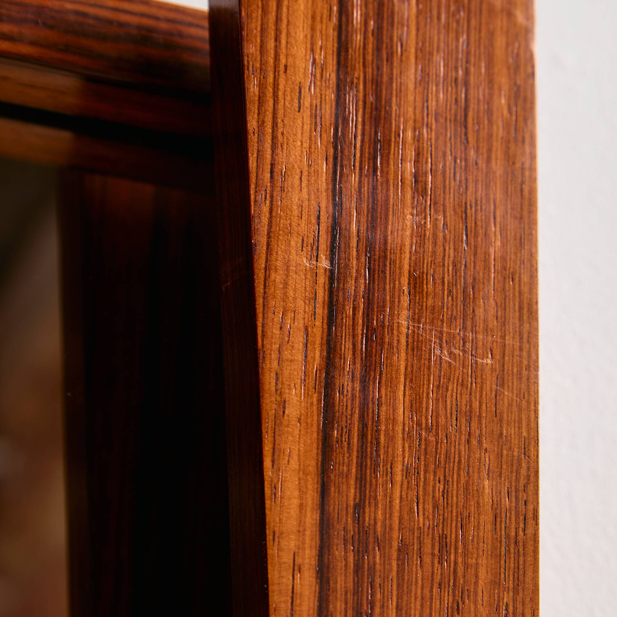 Rosewood framed mirror, Set of 2