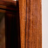 Miroir encadré en palissandre, lot de 2