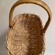 Panier beige osier