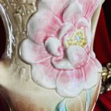 Vase ancien Art Nouveau en barbotine Auguste de Bruyn Lille Fives