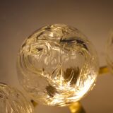 "Snowball" ceiling lamp in blown glass