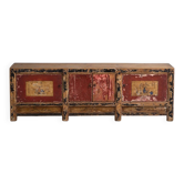 Antique buffet painted in pine wood – Shanxi, circa 1930