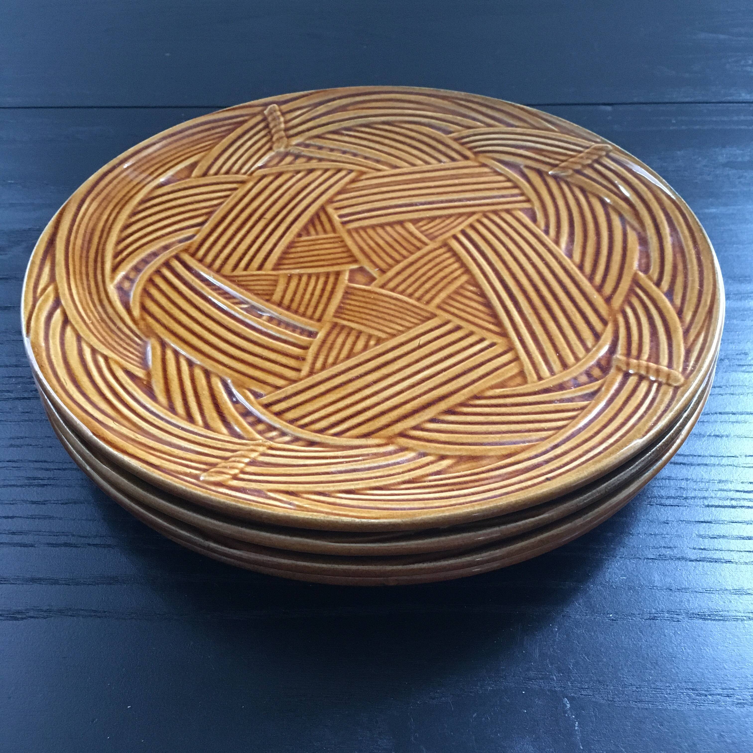 Set of 4 Gien plates