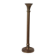 Bougeoir en laiton patiné antique décor colonne Empire