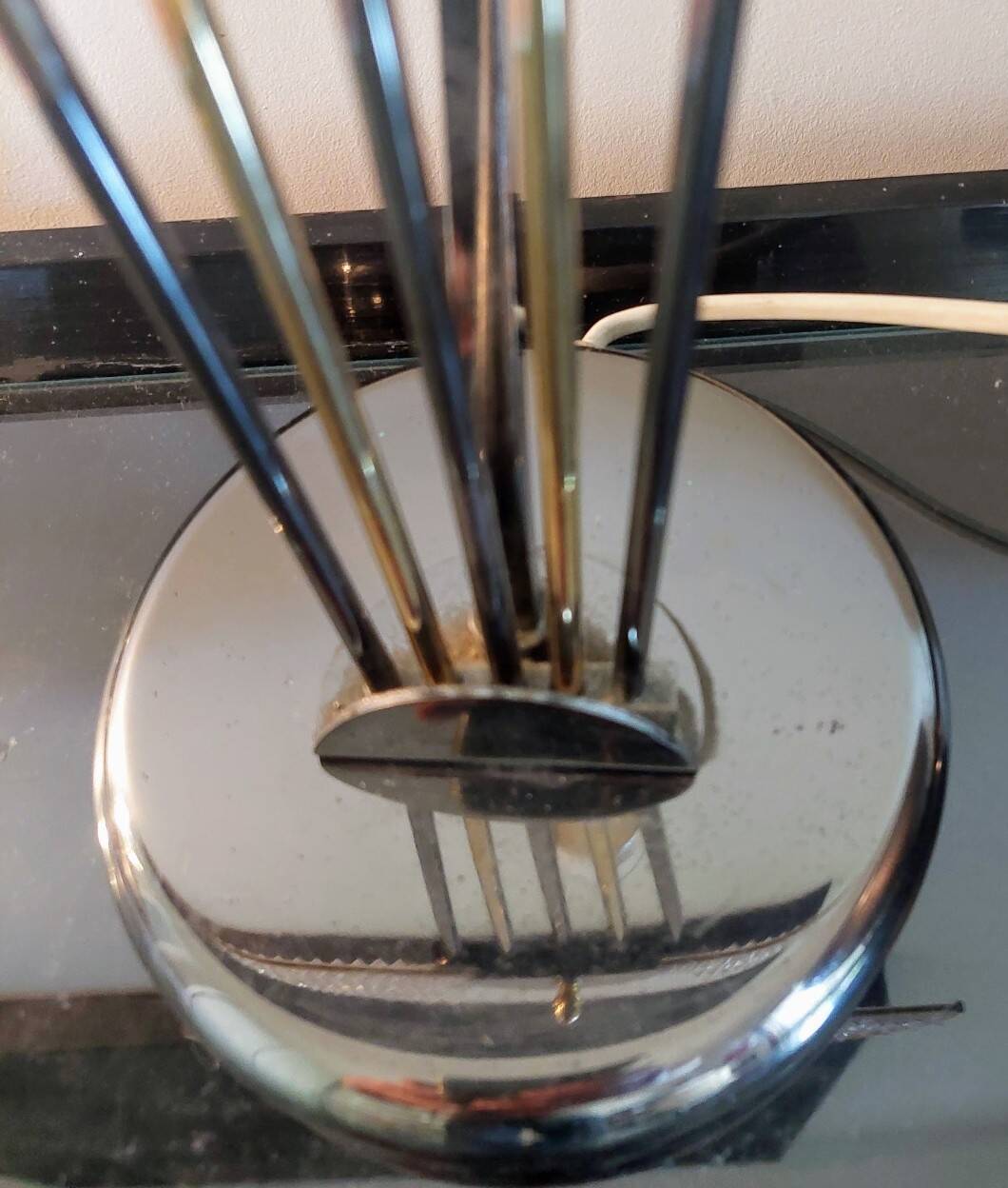 Pair of art deco lamps