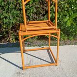 2 tables gigognes en rotin