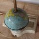 American Mappemonde lamp signed 50s