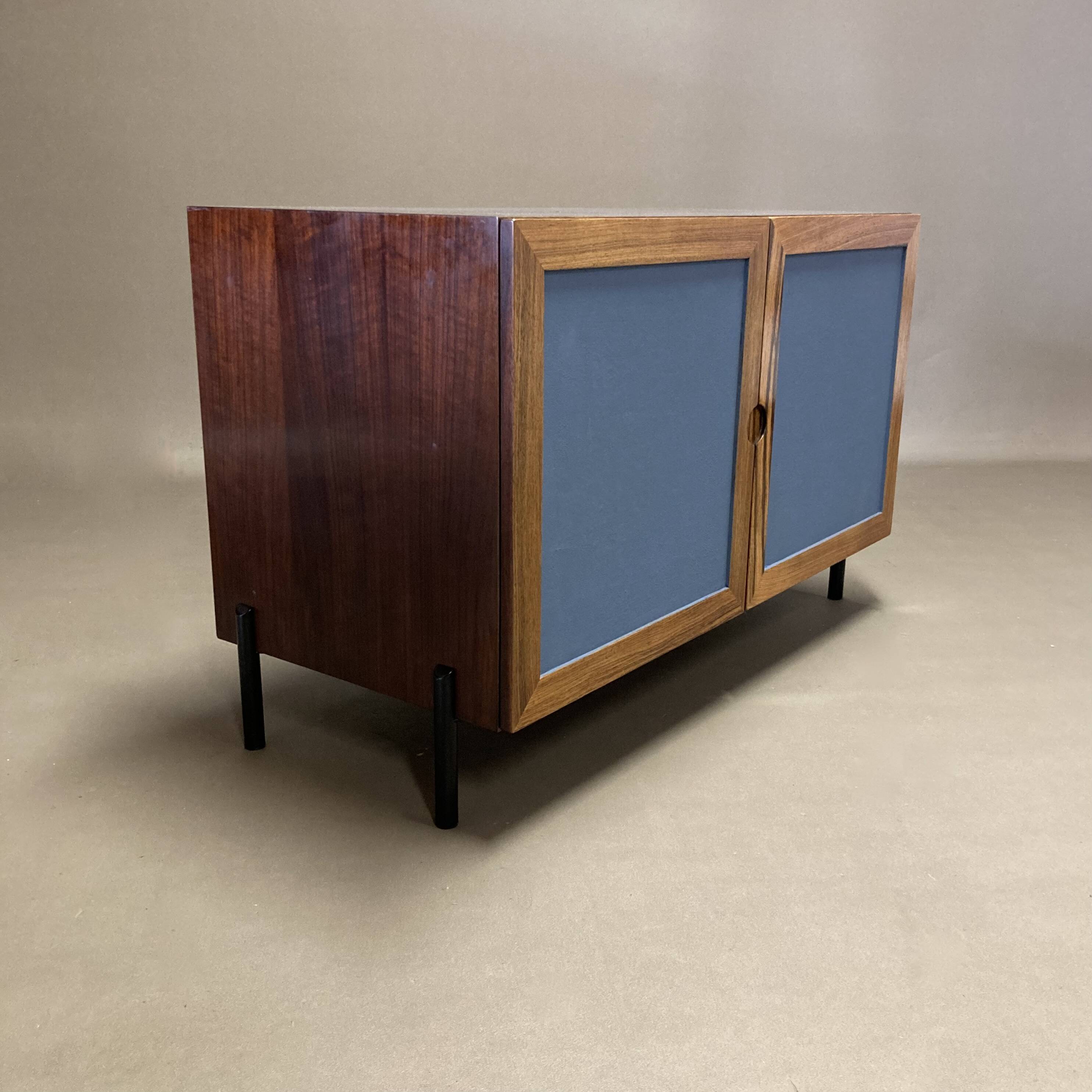 Scandinavian design rosewood chest of drawers 1950.